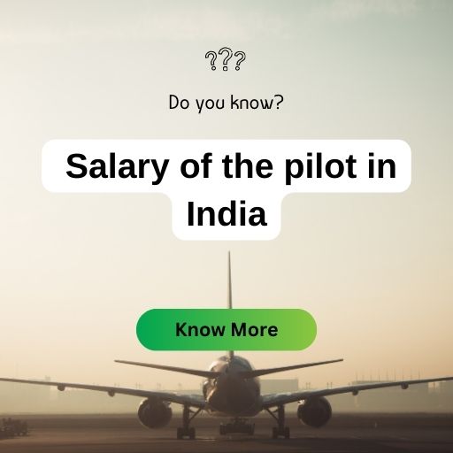 Salary of pilot in india